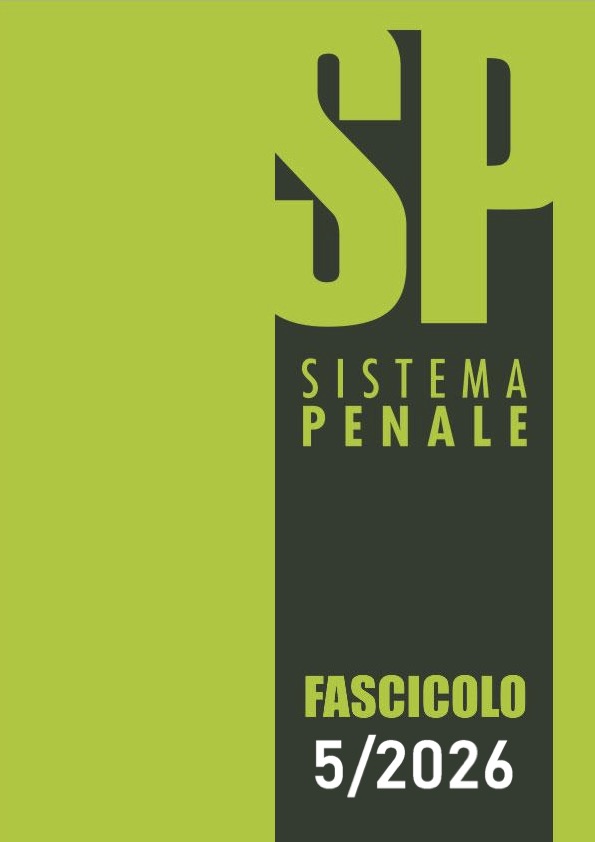 Fascicolo mensile 2026/5